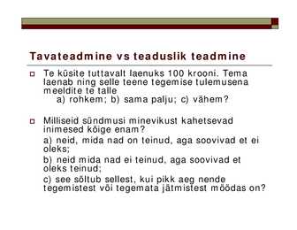 Sotsiaalteaduste meetodid #5