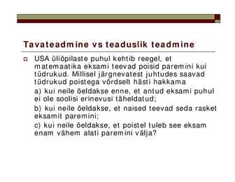 Sotsiaalteaduste meetodid #6