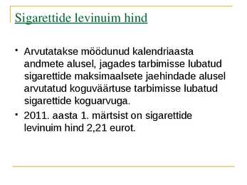 Tubakaaktsiis #8