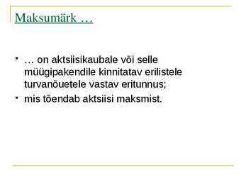 Tubakaaktsiis #9
