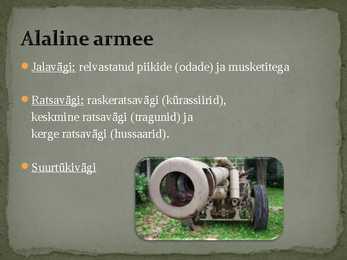 Palgaline ja alaline armee #8