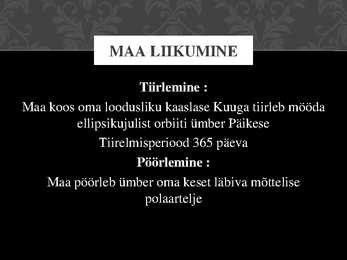 Maa ja Kuu #5