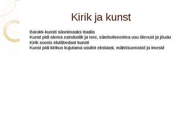 Barokk-kirik #4