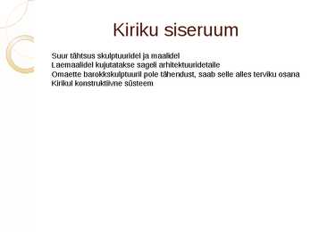 Barokk-kirik #8