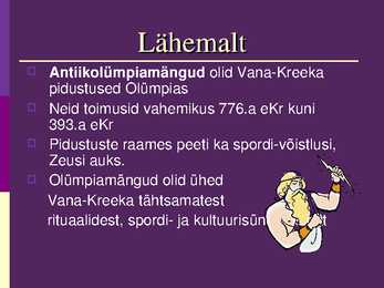 Antiikolümpiamängud esitlus #2