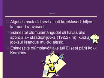 Antiikolümpiamängud esitlus #5