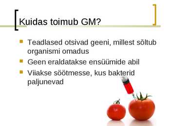 Bakterid geenitehnoloogias esitlus #3