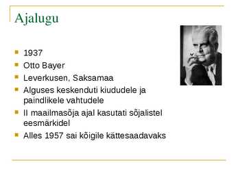 Polüuretaan-esitlus #3