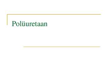 Polüuretaan-esitlus