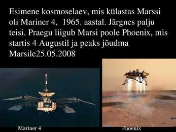 Marssi suurus-tihedus #17