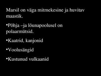 Marssi suurus-tihedus #10