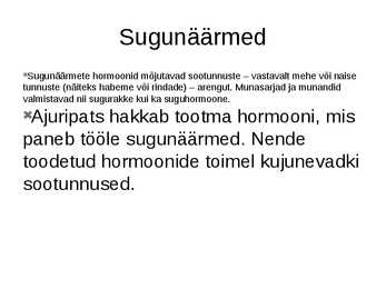 Hormoonid slideshow #12