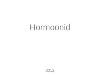 Hormoonid slideshow