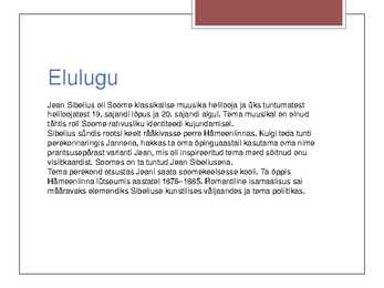 Jean Sibeliuse elulugu #6