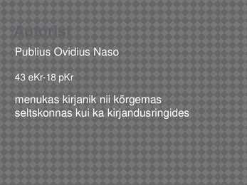 Metamorfoosid powerpoint #2