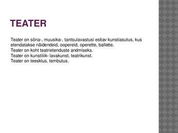 Kreeka lüürika ja teater #8