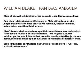 William Blake #7