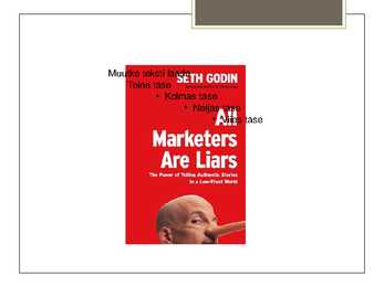 All Marketers are Liars-presentatsioon #2