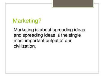 All Marketers are Liars-presentatsioon #5