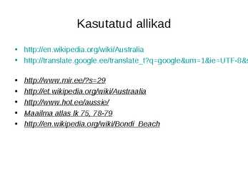 Austraalia ülevaade elanikest-kultuurist #11
