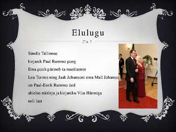 Paul-Eerik Rummo eluloo slideshow #2