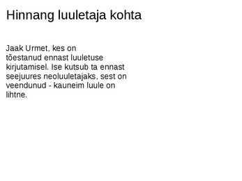 Jaak Urmet pseudonüümiga Wimberg #6