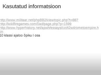 Ajaloo presentatsioon-RIIK ÕIGUS ARMEE-Rooma #19