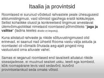 Ajaloo presentatsioon-RIIK ÕIGUS ARMEE-Rooma #9