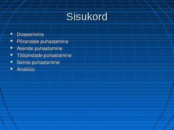 Õpimapp - doseerimine-põrandate ja akende puhastamine #2