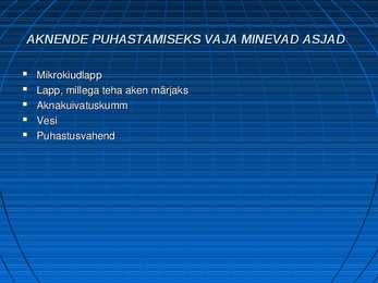 Õpimapp - doseerimine-põrandate ja akende puhastamine #11