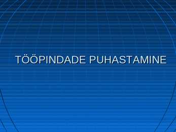 Õpimapp - doseerimine-põrandate ja akende puhastamine #13