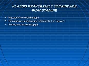 Õpimapp - doseerimine-põrandate ja akende puhastamine #16