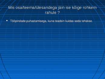 Õpimapp - doseerimine-põrandate ja akende puhastamine #20