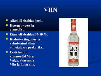Alkoholid ja lihtalkoholid #15
