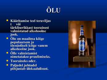 Alkoholid ja lihtalkoholid #21