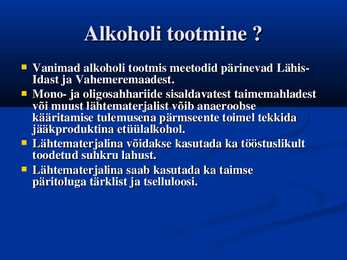 Alkoholid ja lihtalkoholid #8
