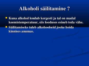 Alkoholid ja lihtalkoholid #10