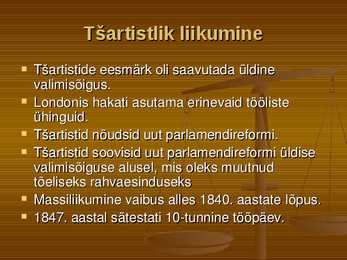INGLISMAA 19-SAJANDI ALGUL - kokkuvõte #5