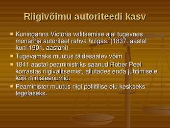 INGLISMAA 19-SAJANDI ALGUL - kokkuvõte #7