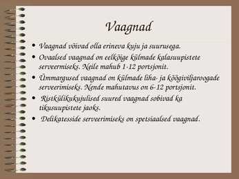 Köögis kasutatavad serveerimisvahendid slideshow #7