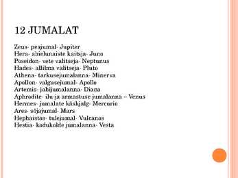 Rooma teater-Kreeka teater Power Point ÜKSIKASJALIK #2