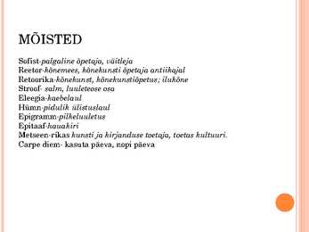Rooma teater-Kreeka teater Power Point ÜKSIKASJALIK #14