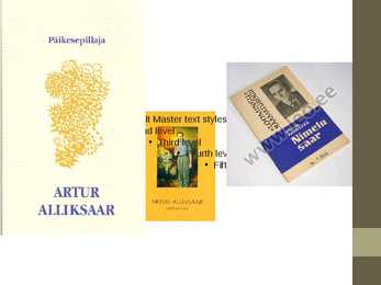 Artur Alliksaar - looming-elulugu #7