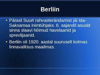 Uurimustöö Berliinist #5