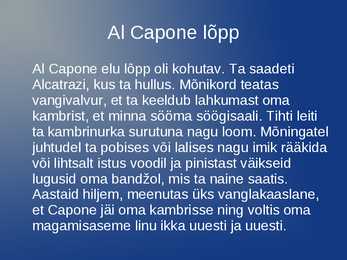 Alphonse Gabriel-Al-Capone #9