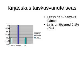 Eesti arengutaseme võrdlus soome ja lätiga #4