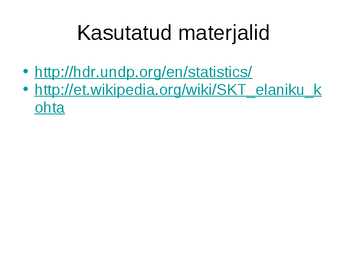 Eesti arengutaseme võrdlus soome ja lätiga #10