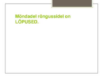 Rõngussid Powerpoint #6