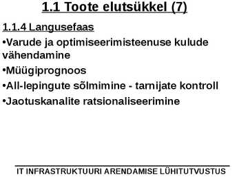 Arendamine #7