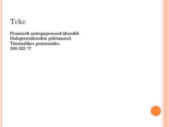 Dioksiinide teke #3